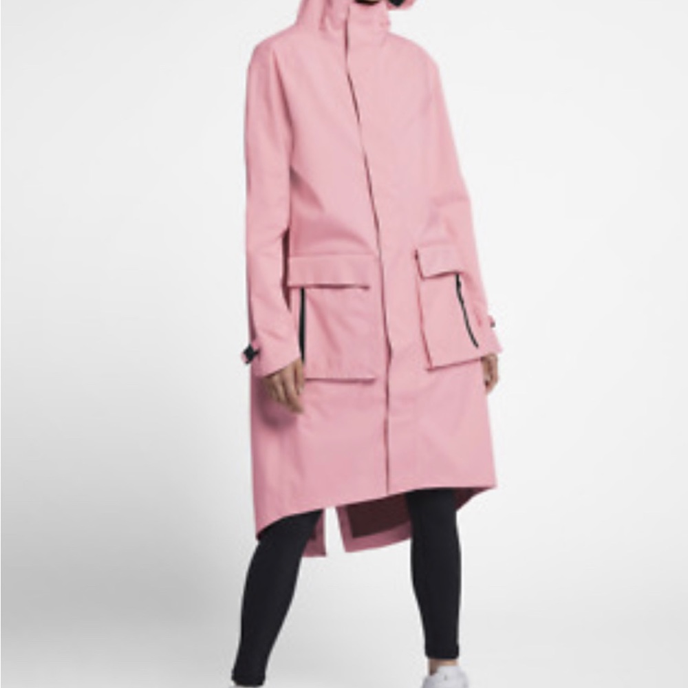 Nike lab City Ready anorak raincoat jacket pink size L